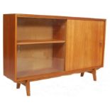 VINTAGE 20TH CENTURY TEAK WOOD DISPLAY CABINET BY HERBERT GIBBS