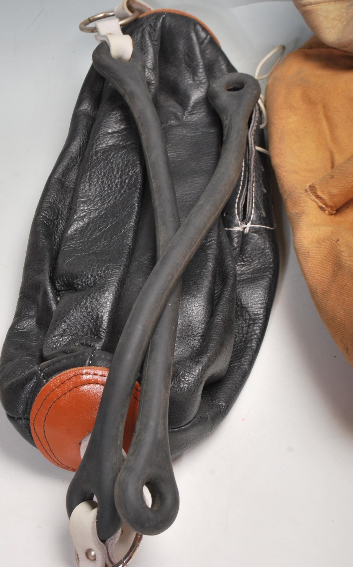 VINTAGE LINDOP LEATHER NETBALLS & INTERNATIONAL RUGBY BALL - Image 6 of 7