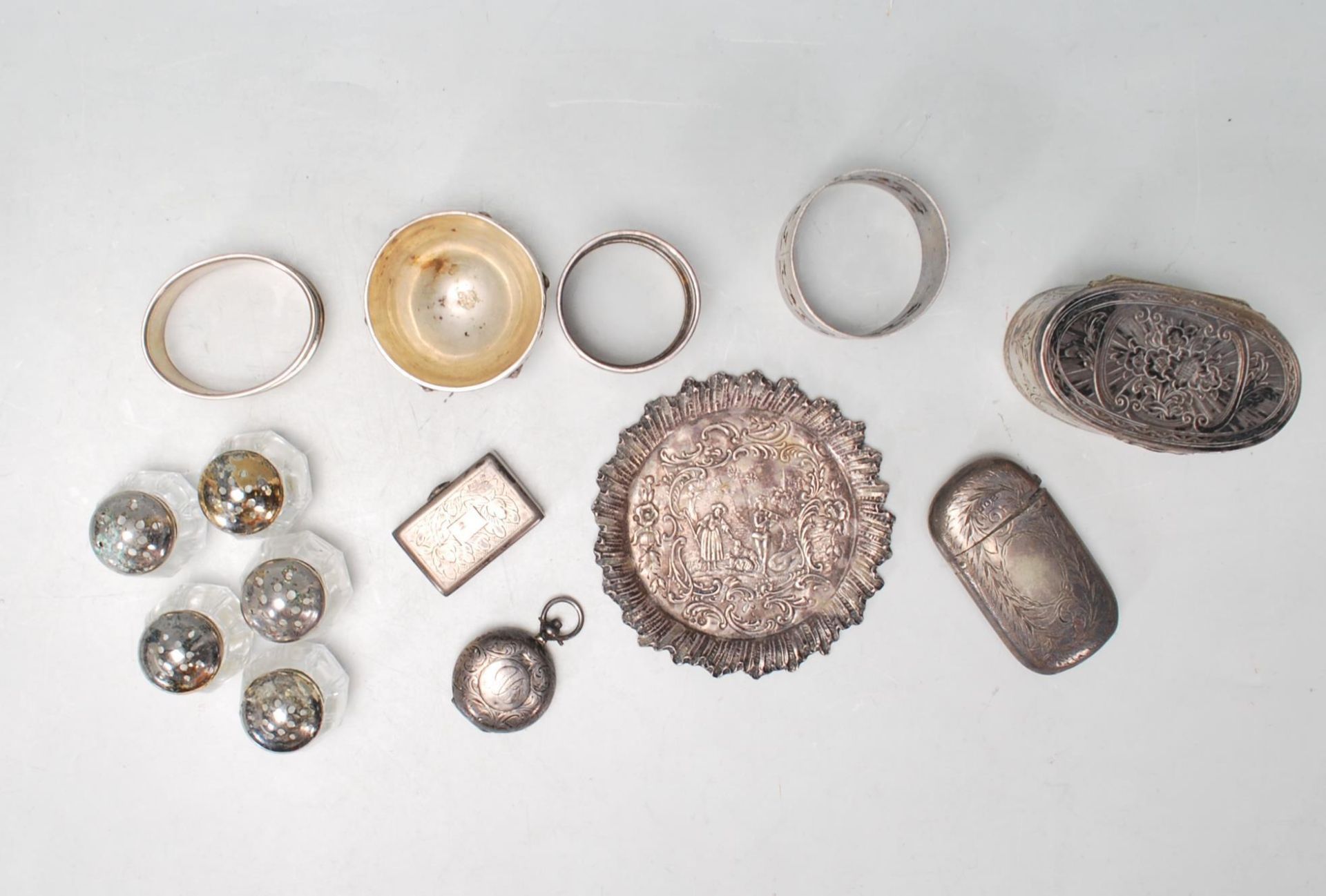 COLLECTION OF SILVER HALLMARKED ITEMS - 20TH CENTURY - Image 3 of 8