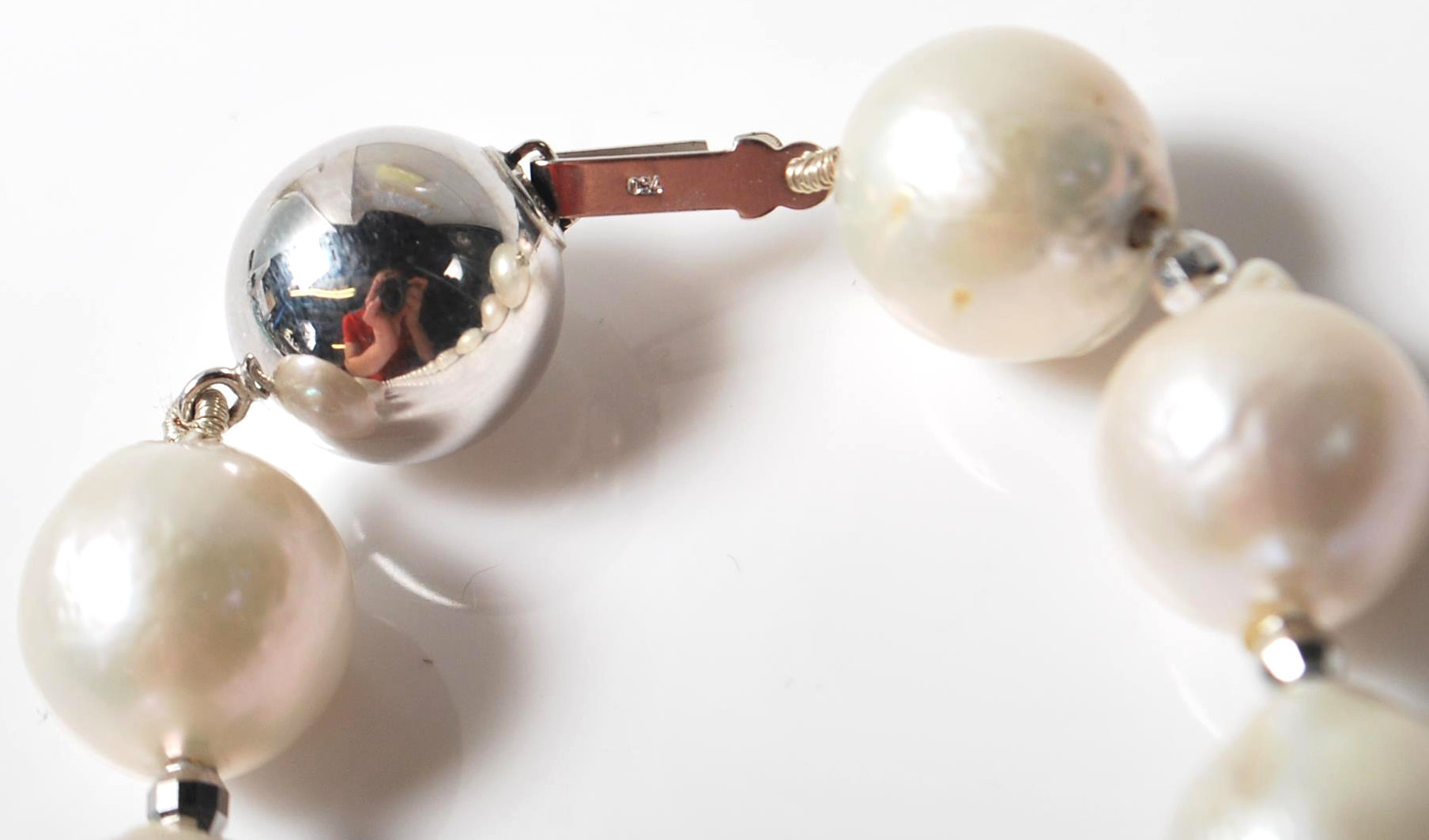 LARGE CULTURED PEARL NECKLACE - Image 5 of 6