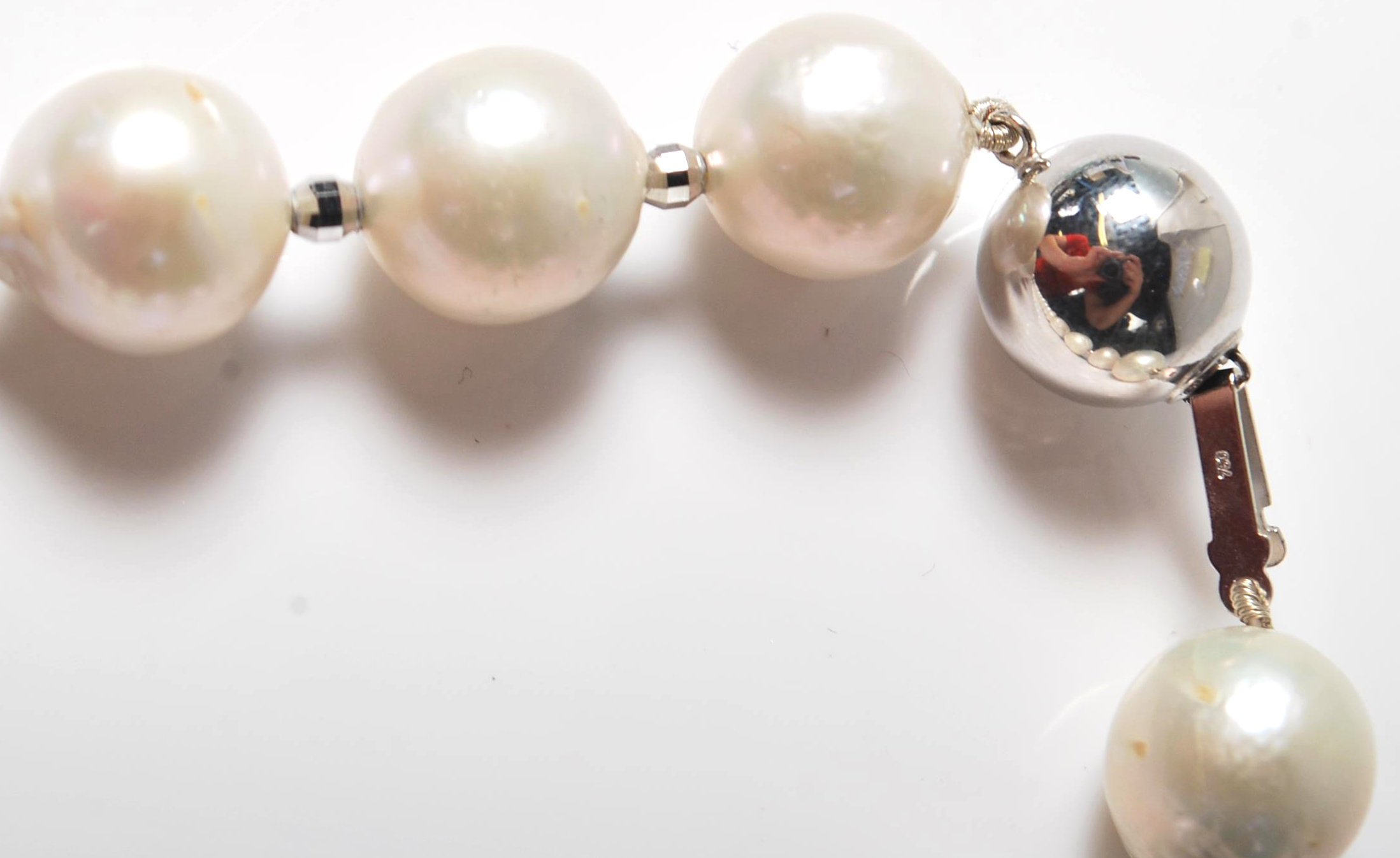 LARGE CULTURED PEARL NECKLACE - Image 4 of 6