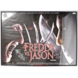 FREDDY VS JASON (2003) - IMPRESSIVE DUAL SIGNED POSTER