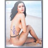 KATY PERRY - AMERICAN SINGER / SONGWRITER - BECKETT SIGNED 11X14"