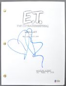 ET THE EXTRA-TERRESTRIAL (1982) - DREW BARRYMORE SIGNED SCRIPT