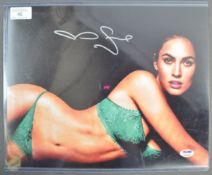 MEGAN FOX - AMERICAN ACTRESS & MODEL - AUTOGRAPHED 16X12" PHOTO