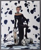 GLENN CLOSE - 101 DALMATIANS - RARE SIGNED PHOTOGRAPH