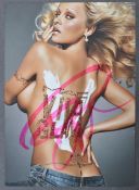 PAMELA ANDERSON - ACTRESS & MODEL - RARE AUTOGRAPHED PHOTO