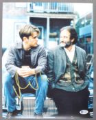 MATT DAMON - GOOD WILL HUNTING - AUTOGRAPHED 11X14" BECKETT