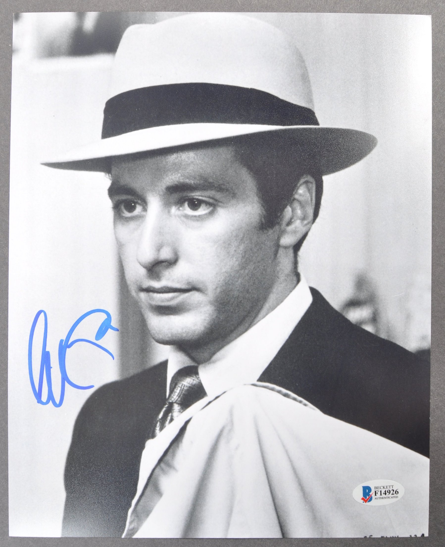 AL PACINO - THE GODFATHER - RARE AUTOGRAPHED PHOTOGRAPH BECKETT