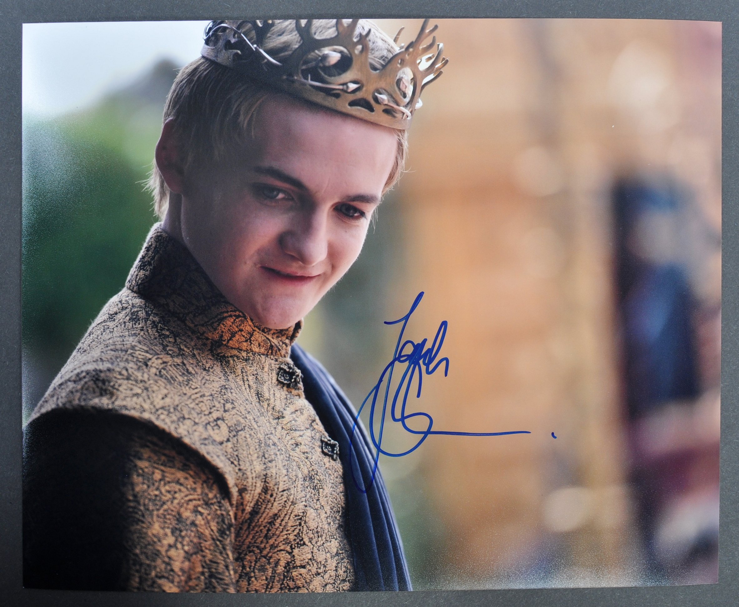 GAME OF THRONES - JACK GLEESON - SIGNED 8X10" COLO