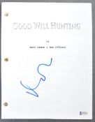 MATT DAMON - GOOD WILL HUNTING - AUTOGRAPHED SCRIPT