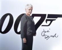 DAME JUDI DENCH - JAMES BOND 007 - SIGNED PHOTOGRAPH