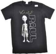 PAUL (2011) - SIMON PEGG & NICK FROST SIGNED PROMO SHIRT