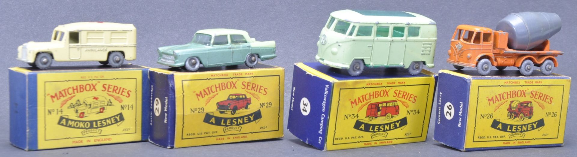 COLLECTION OF VINTAGE MOKO LESNEY MATCHBOX DIECAST