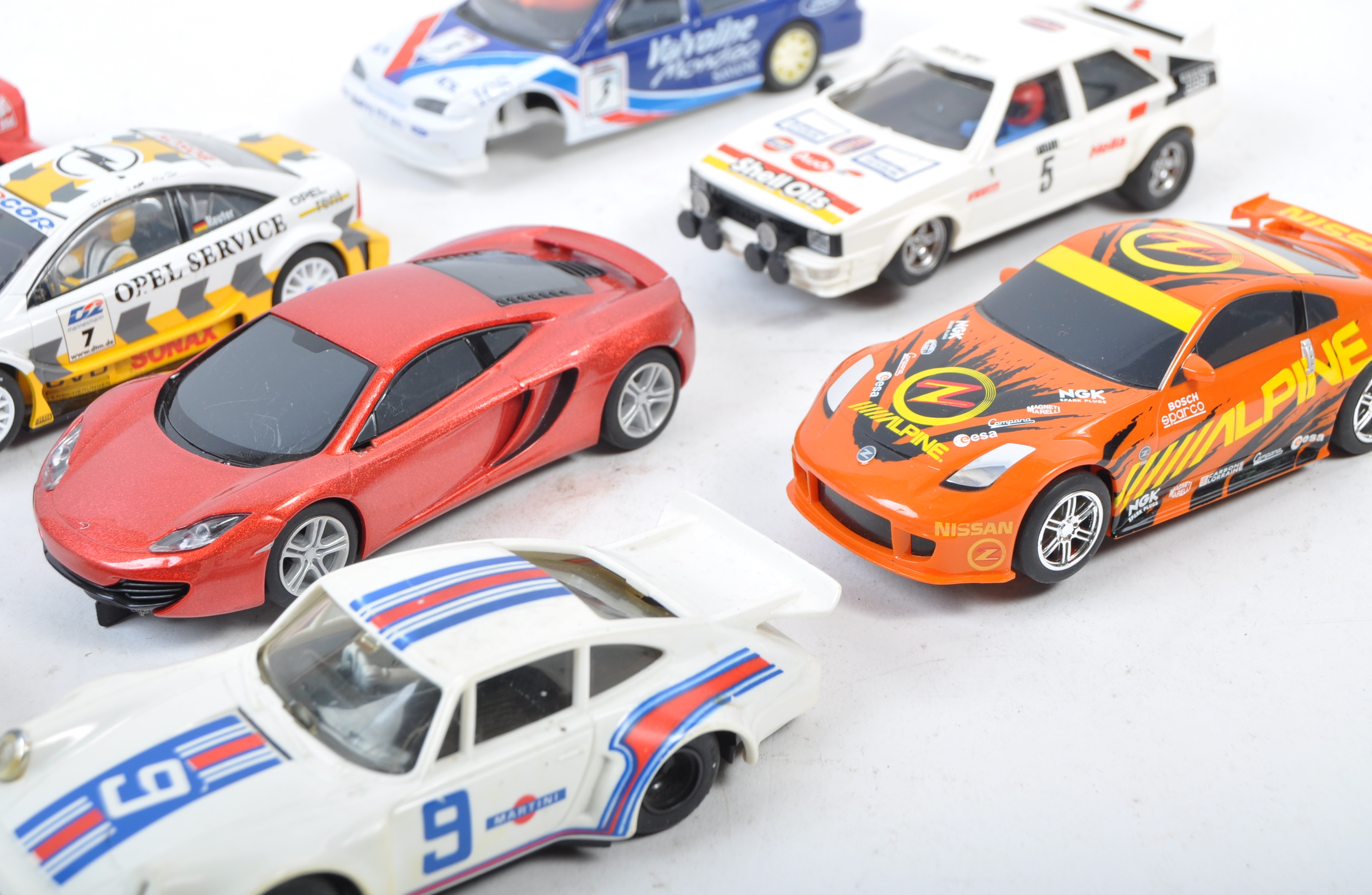 COLLECTION OF X10 ORIGINAL HORNBY SCALEXTRIC SLOT RACING CARS - Image 2 of 5