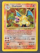 ORIGINAL POKEMON 4/102 CHARIZARD TRADING CARD