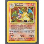 ORIGINAL POKEMON 4/102 CHARIZARD TRADING CARD