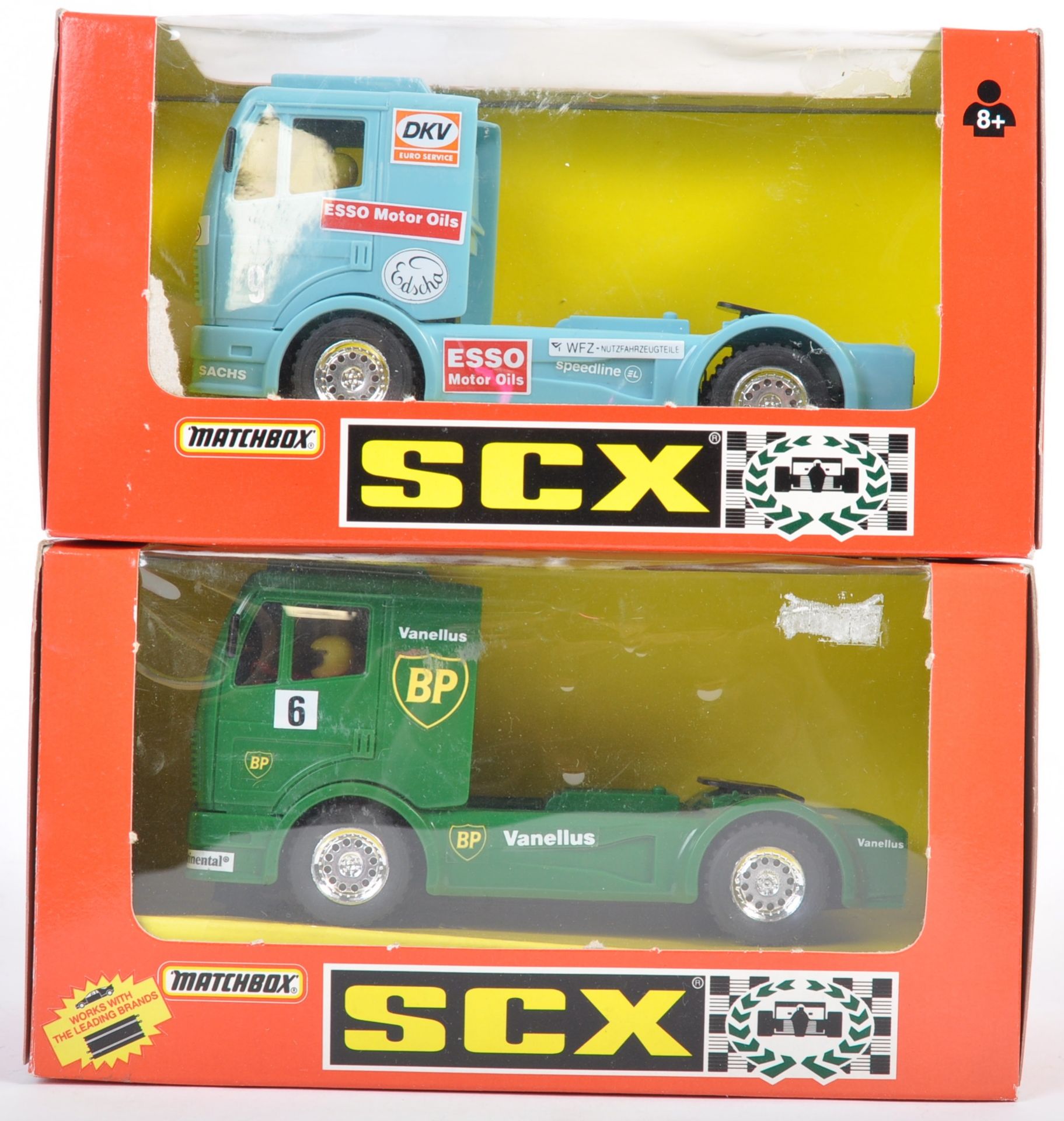 TWO MATCHBOX SCALEXTRIC SLOT RACING CARS