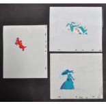 ANIMATION ARTWORK - THE AARDVARK AND THE ANT - ORIGINAL CELS