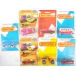 COLLECTION OF VINTAGE MATCHBOX CARDED DIECAST MODELS