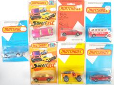 COLLECTION OF VINTAGE MATCHBOX CARDED DIECAST MODELS