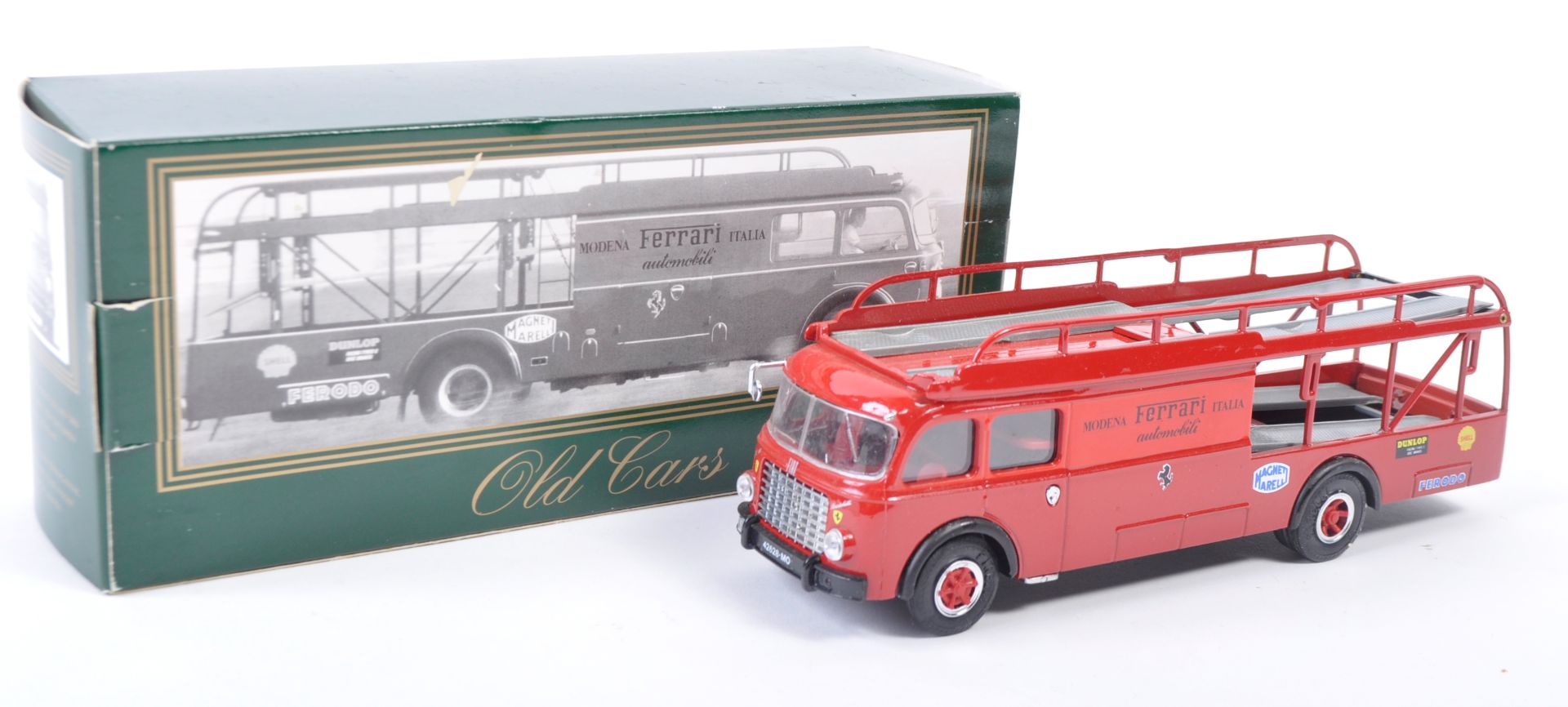 RARE OLD CARS ITALIAN FERRARI 1/43 SCALE CAR TRANSPORTER