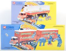 TWO CORGI CLASSICS CHIPPERFIELDS CIRCUS BOXED DIECAST SETS