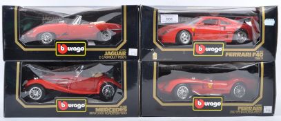 COLLECTION OF BBURAGO MADE 1/18 SCALE DIECAST MODELS