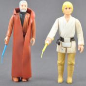 STAR WARS ACTION FIGURES - FIRST 12 LUKE SKYWALKER & OBI WAN KENOBI