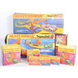 COLLECTION OF MATCHBOX SUPERFAST CAR RACING PLAYSETS