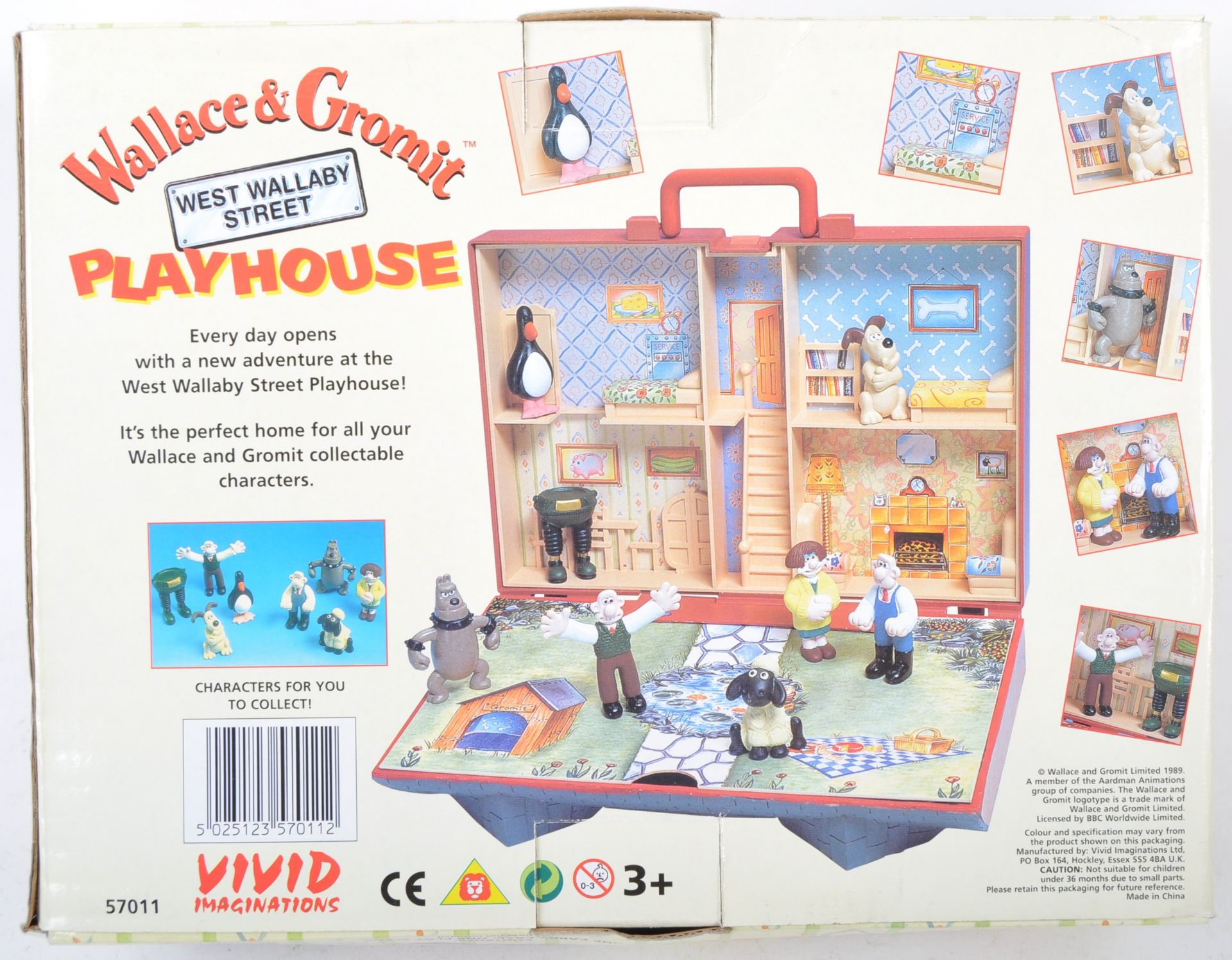 TWO VINTAGE WALLACE & GROMIT WEST WALLABY STREET PLAYHOUSES - Bild 4 aus 4