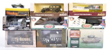 COLLECTION OF ASSORTED MILITARY DIECAST MODELS