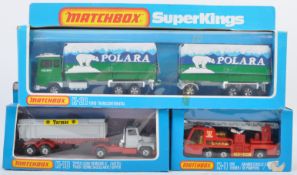 COLLECTION OF MATCHBOX SUPERKINGS DIECAST MODEL VEHICLES