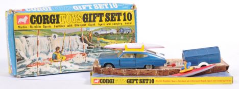 VINTAGE CORGI TOYS GIFT SET 10 DIECAST MODEL SET