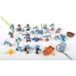 COLLECTION OF VINTAGE PEYO MADE ' SMURFS ' / ' SMURF ' FIGURES