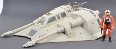 STAR WARS ACTION FIGURES - ORIGINAL KENNER SNOWSPEEDER & LUKE ACTION FIGURE