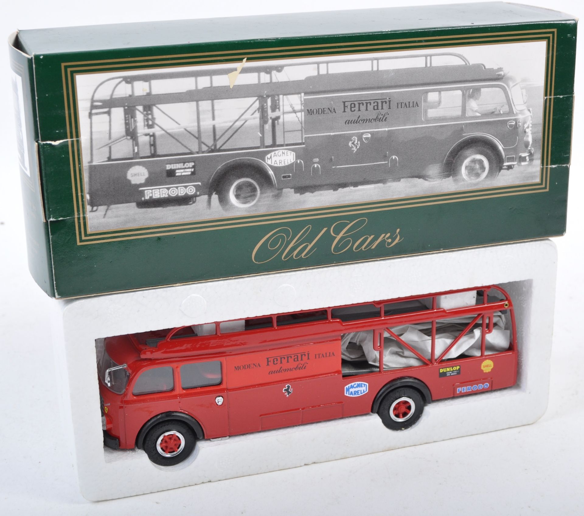 RARE OLD CARS ITALIAN FERRARI 1/43 SCALE CAR TRANSPORTER - Bild 3 aus 3