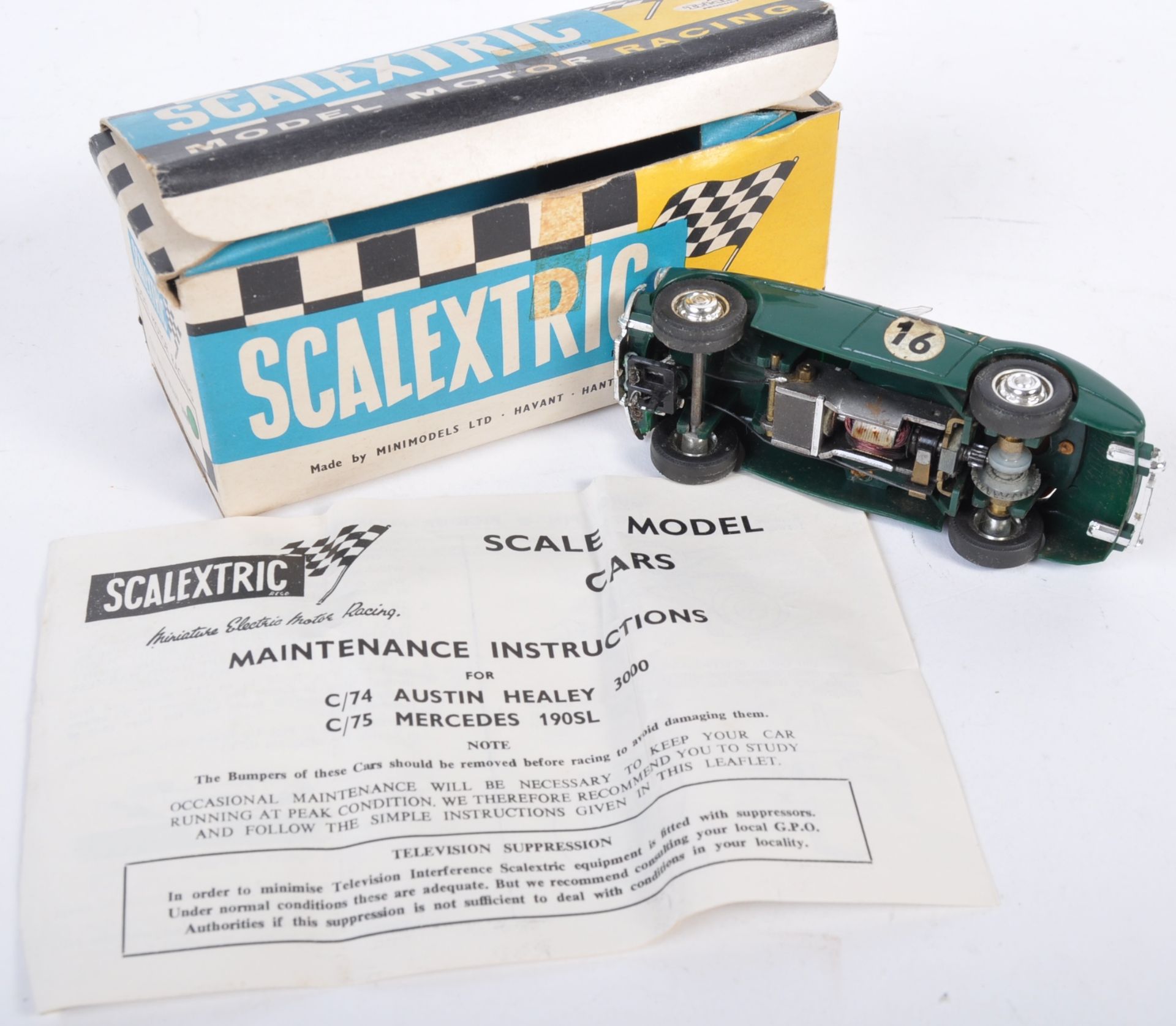 ORIGINAL VINTAGE TRI-ANG SCALEXTRIC SLOT RACING CAR - Image 5 of 6