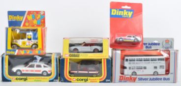 COLLECTION OF ORIGINAL VINTAGE CORGI & DINKY TOYS DIECAST