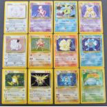 COLLECTION OF VINTAGE POKEMON BASE SET HOLO SHINY CARDS