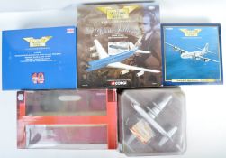 COLLECTION OF X5 CORGI AVIATION ARCHIVE MODEL AIRCRAFTS