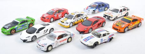 COLLECTION OF X10 ORIGINAL HORNBY SCALEXTRIC SLOT RACING CARS