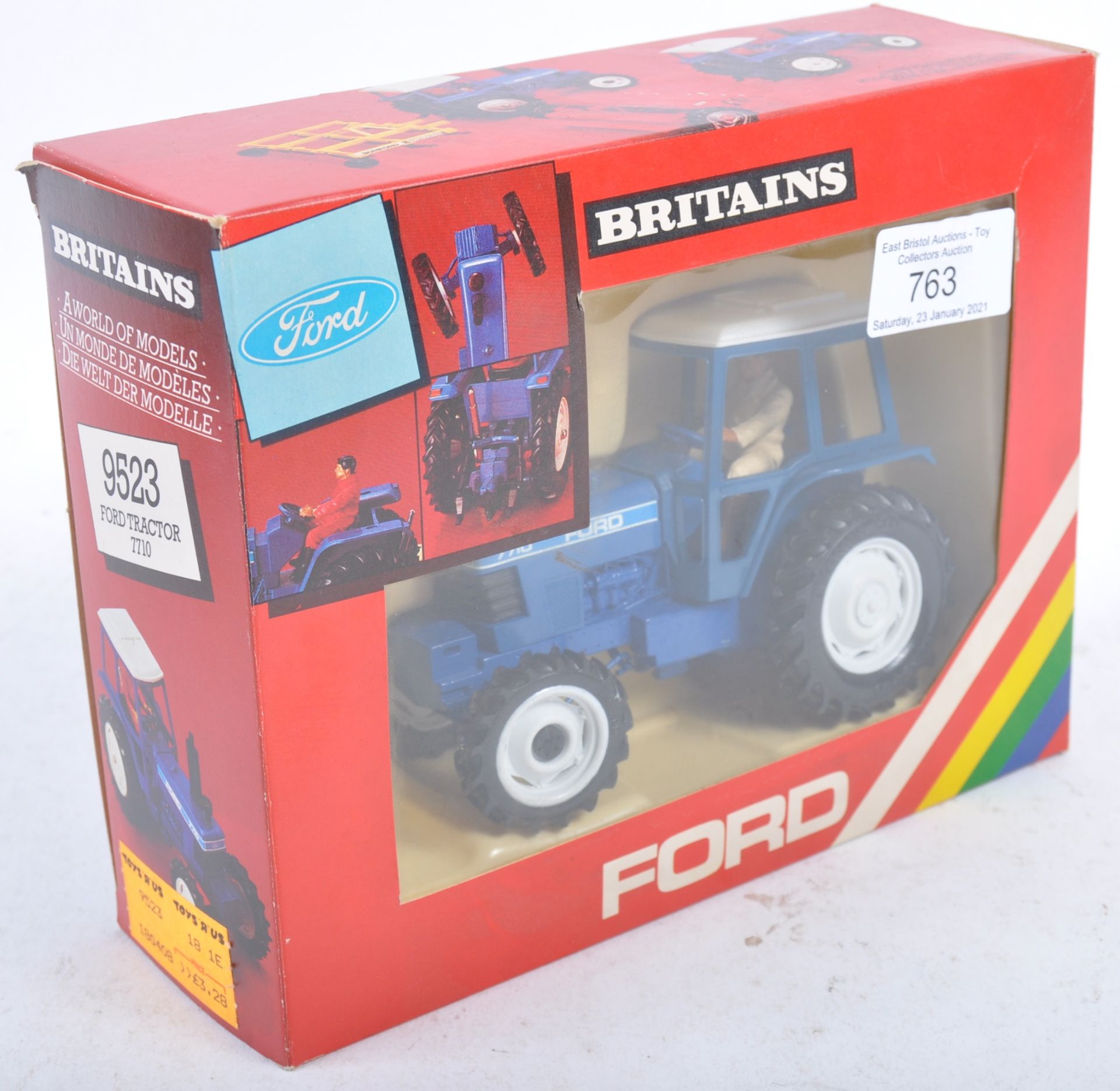 BRITAINS FARM SERIES 9523 FORD TRACTOR 7710 - Image 2 of 3