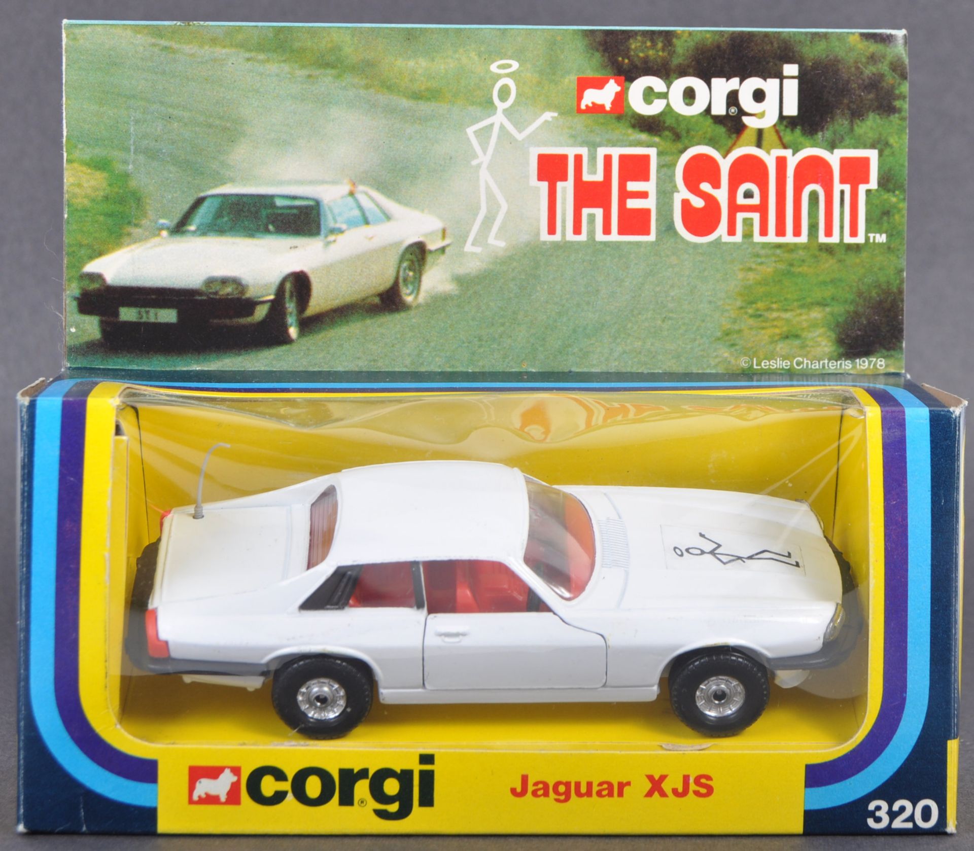 ORIGINAL EX-SHOP-STOCK CORGI 'THE SAINT' JAGUAR XJS 320