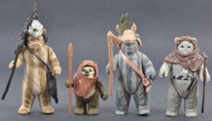 STAR WARS ACTION FIGURES - COLLECTION OF EWOKS