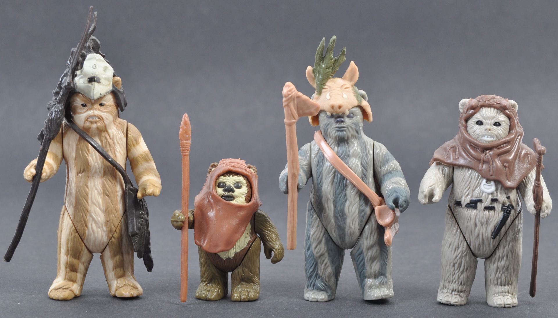 STAR WARS ACTION FIGURES - COLLECTION OF EWOKS