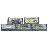 COLLECTION OF X5 NEW RAY 1/43 SCALE DIECAST MODEL CARS