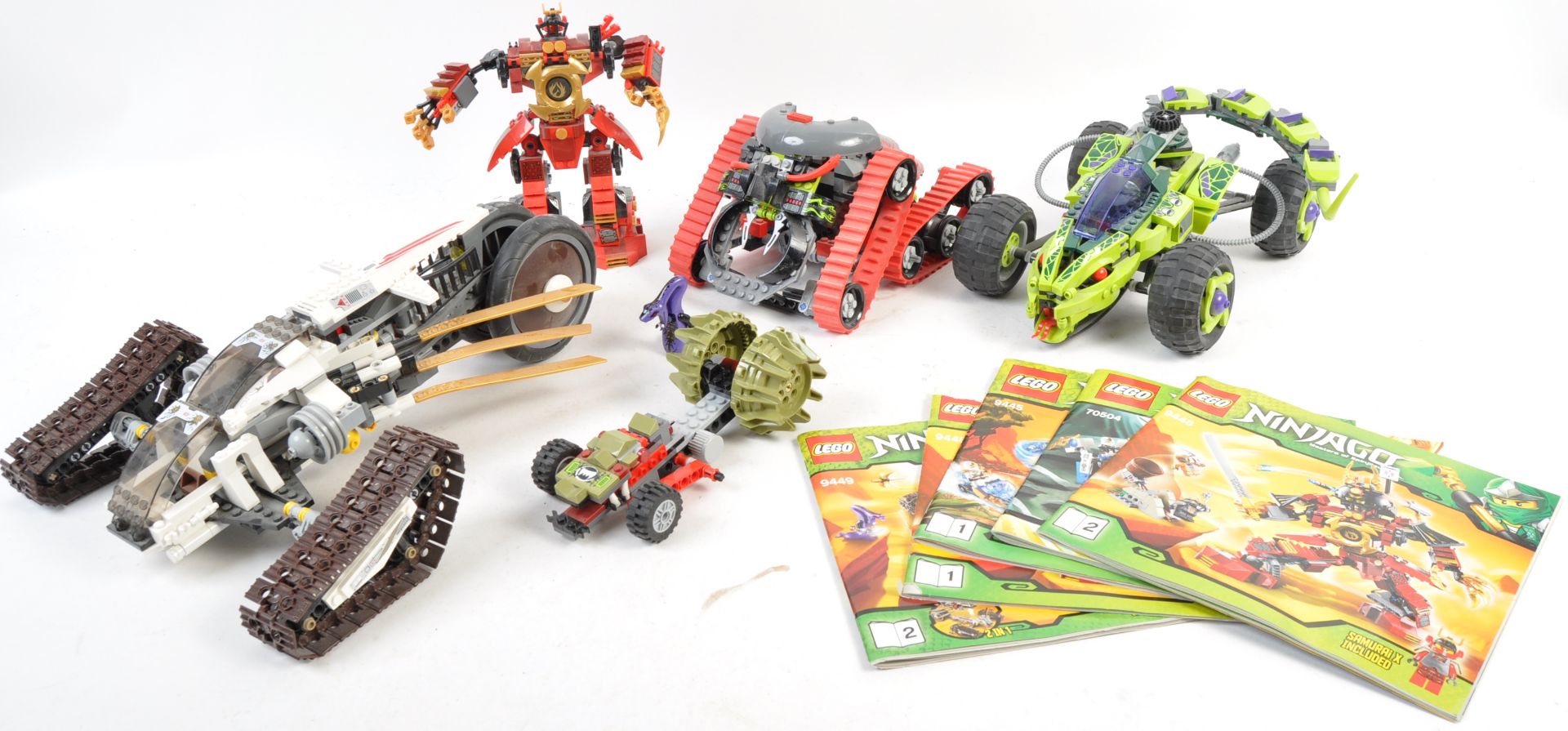 LEGO SETS - NINJAGO - 70501 - 9448 - 9449 - 9445 - 70504 - UNBOXED