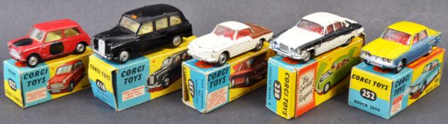 COLLECTION OF X4 REPAINTED CORGI TOYS DIECAST MODEL CARS