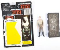 STAR WARS ACTION FIGURE - RARE LAST 17 HAN SOLO IN CARBONITE CHAMBER